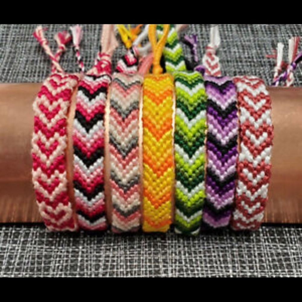 DIY chevron bracelets!!!
